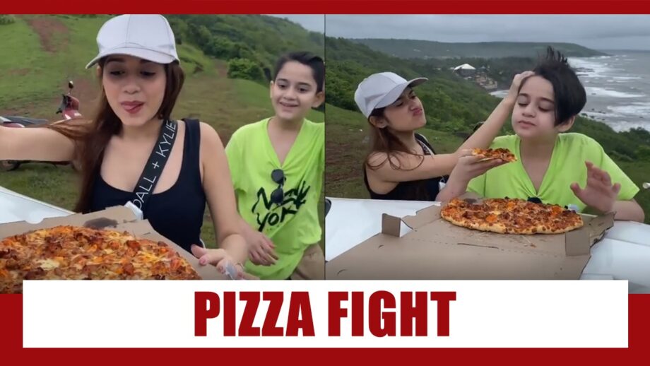 Jannat and Ayaan Zubair’s cute ‘pizza fight’