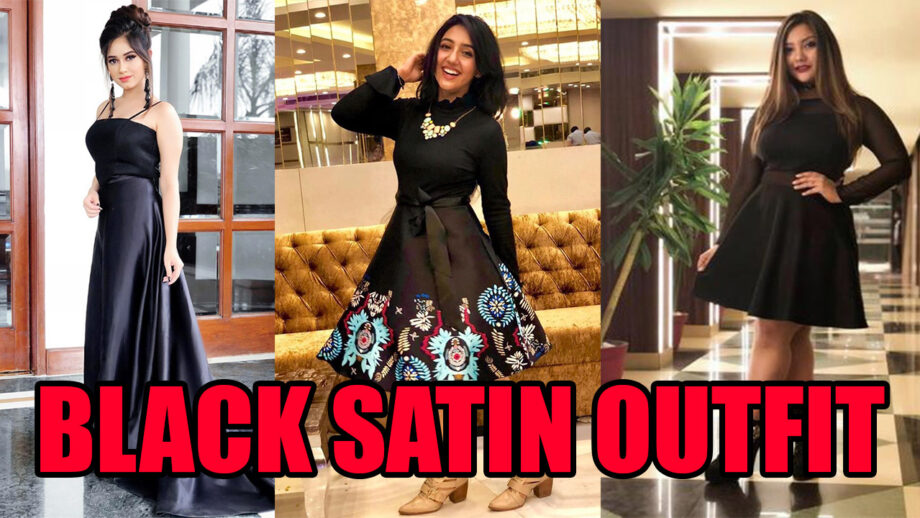 Jannat Zubair, Ashnoor Kaur, Aashika Bhatia: Who Flaunts Figure The Best In Black Satin Outfit?