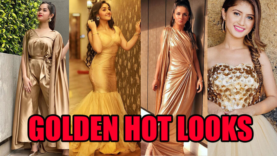 Jannat Zubair To Ashnoor Kaur; Celebs In GOLDEN Hot Looks