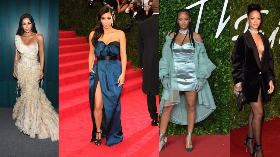 Kim Kardashian VS Rihanna: Who ROCKS the best outfit on the red carpet?