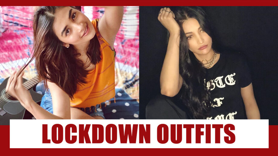 LOCKDOWN Outfits Of Pooja Hegde And Shruti Hassan That Caught Our Attention