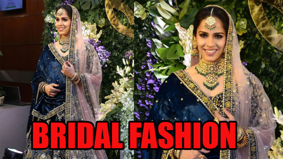 Look Gorgeous In This Bridal Fashion From Saina Nehwal 4