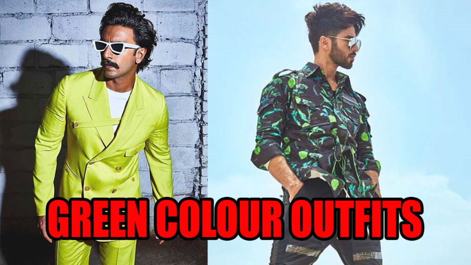 Love For Green! See Ranveer Singh And Shahid Kapoor's Green Trendy Outfits That Will Change Your Wardrobe