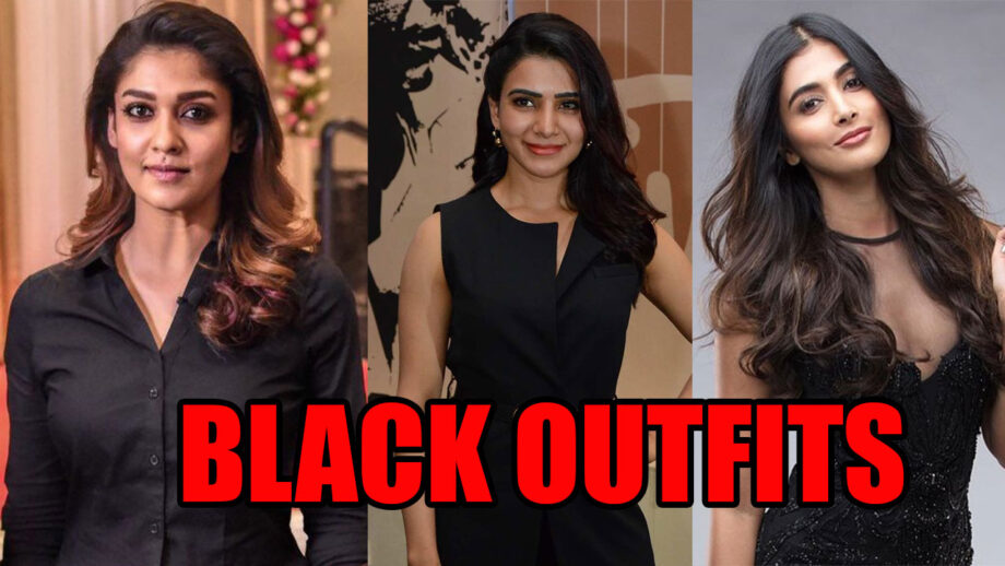 Nayanthara, Samantha Akkineni, And Pooja Hegde Show How To Wear All Black And Look Hot! 6