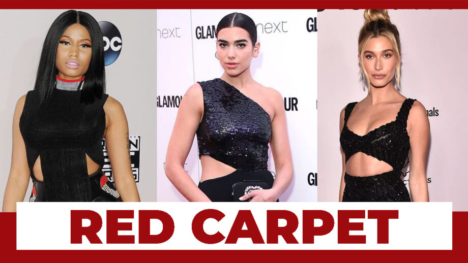 Nicki Minaj, Dua Lipa, and Hailey Bieber's Astonishing Red Carpet Looks