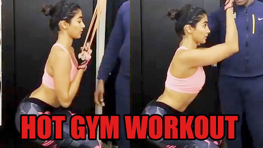 Pooja Hegde HOT GYM Workout 5
