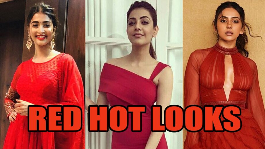Pooja Hegde To Rakul Preet Singh; Celebs In RED Hot Looks 6