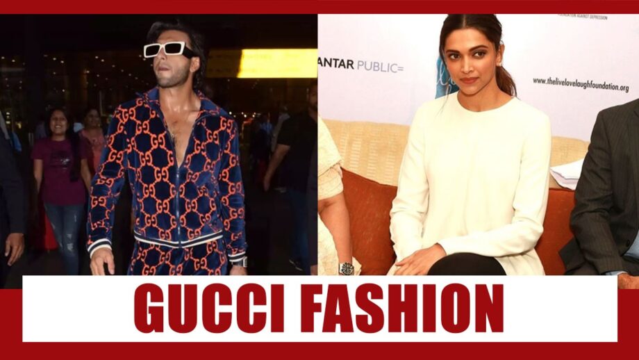 Ranveer Singh And Deepika Padukone's Inspirational GUCCI Outfits Looks