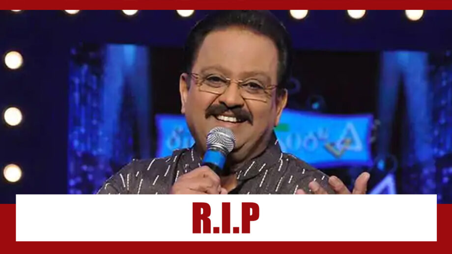 RIP: Singer SP Balasubrahmanyam dies