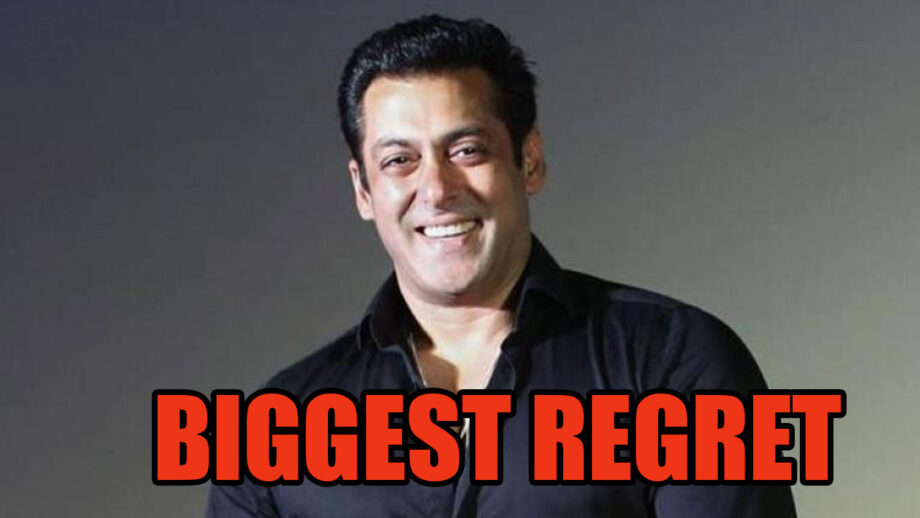 Salman Khan's Biggest Regret In Life