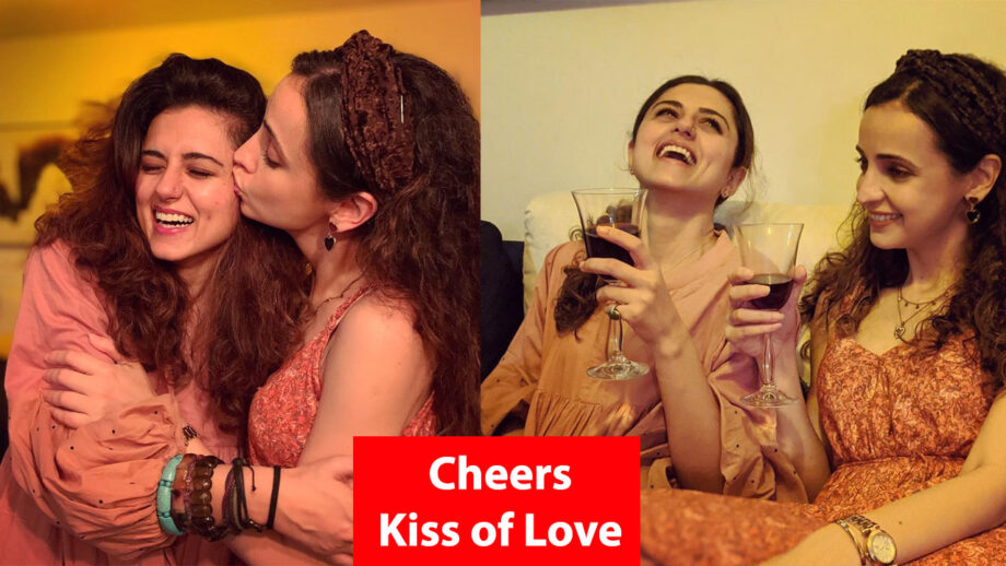 Sanaya Irani’s ‘kiss of love’ for BFF Ridhi Dogra
