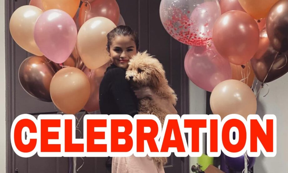 Selena Gomez has a special reason to celebrate with her pet dog, find out what