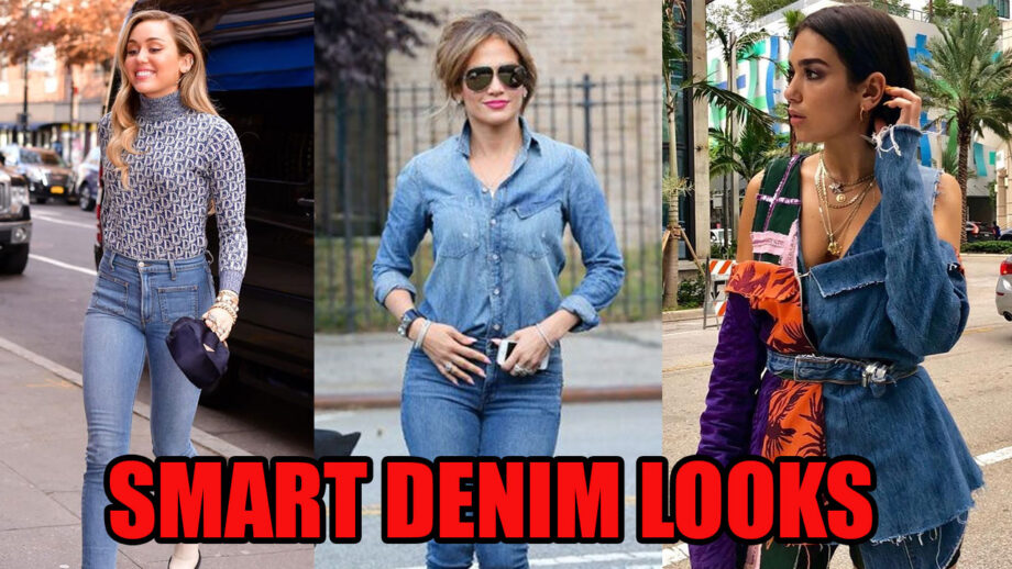 Smart Denim Looks To Slay Just Like Miley Cyrus, Jennifer Lopez, And Dua Lipa 6