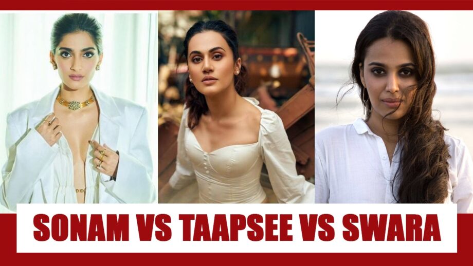 Sonam Kapoor VS Taapsee Pannu VS Swara Bhaskar: Most stylish star in Bollywood?