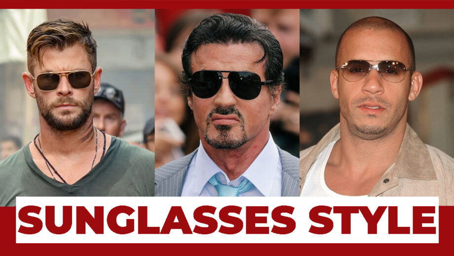 Sunglasses Style: Chris Hemsworth, Sylvester Stallone, And Vin Diesel's Most Stylish New Shades