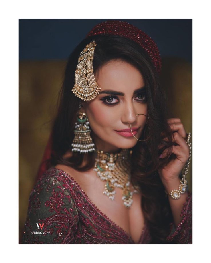 Take Cues From Surbhi Jyoti's Bold Eye Makeup Looks For Upcoming Wedding Season 833468