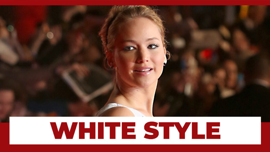 Times When Jennifer Lawrence Donned White In Style