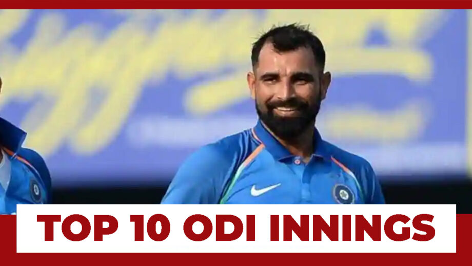 Top 10 ODI Innings By Mohammad Shami