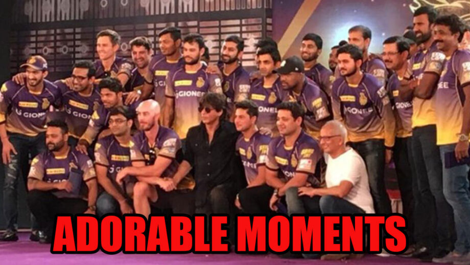 Top 5 adorable moments of Shah Rukh Khan with his KKR team you cannot miss 3