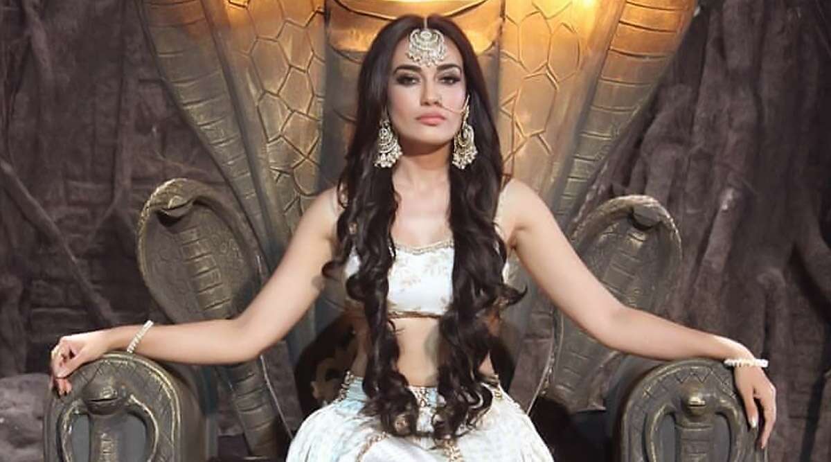Unseen Photos Of Surbhi Jyoti From The Sets Of Naagin! 6