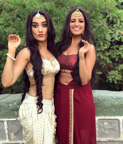 Unseen Photos Of Surbhi Jyoti From The Sets Of Naagin! 7