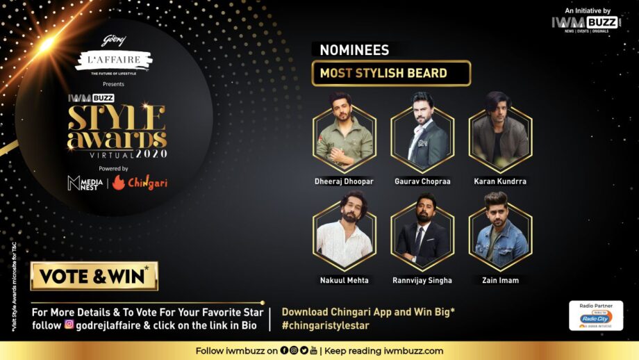 Vote Now: Who has the Most Stylish Beard? Dheeraj Dhoopar, Zain Imam, Rannvijay Singha, Karan Kundrra, Nakuul Mehta, Gaurav Chopraa 2