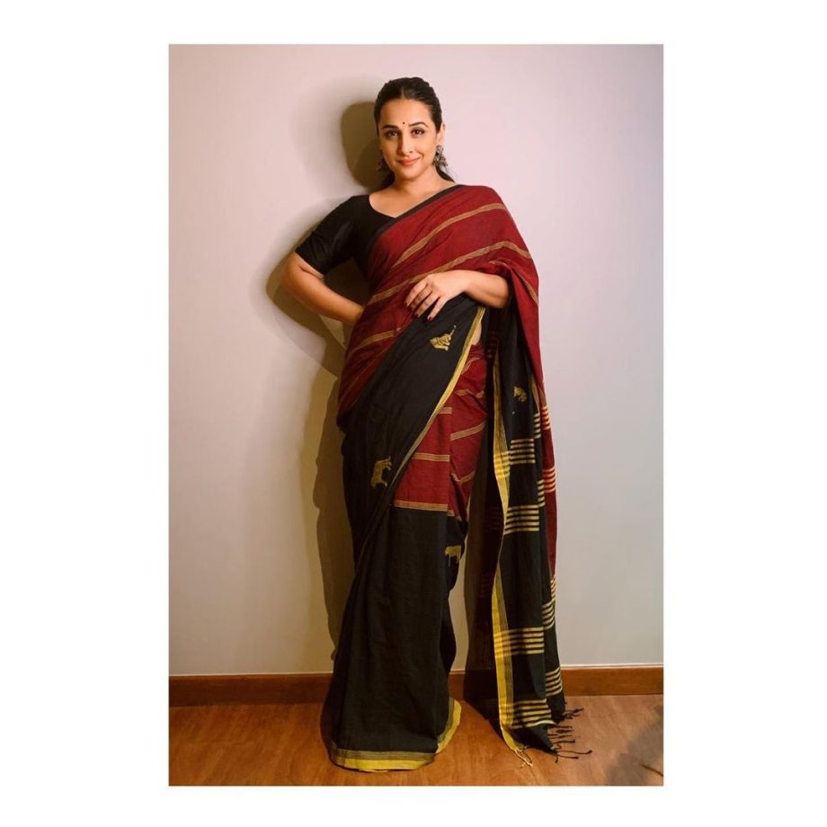 Want A Perfect Click This Festival Season? Try Dark Coloured Outfits From Vidya Balan's Closet 833531