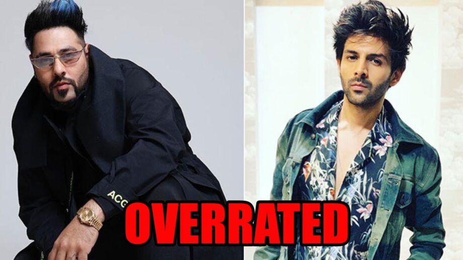 What was Kartik Aaryan's reaction when rapper Badshah called him 'overrated'?