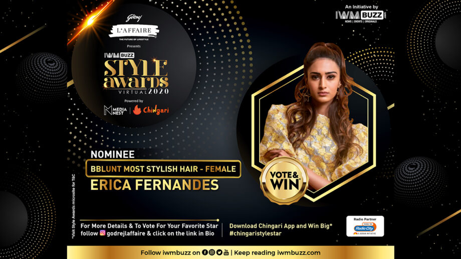 Will Erica Fernandes win the Most Stylish Hair (Female)? Vote Now!