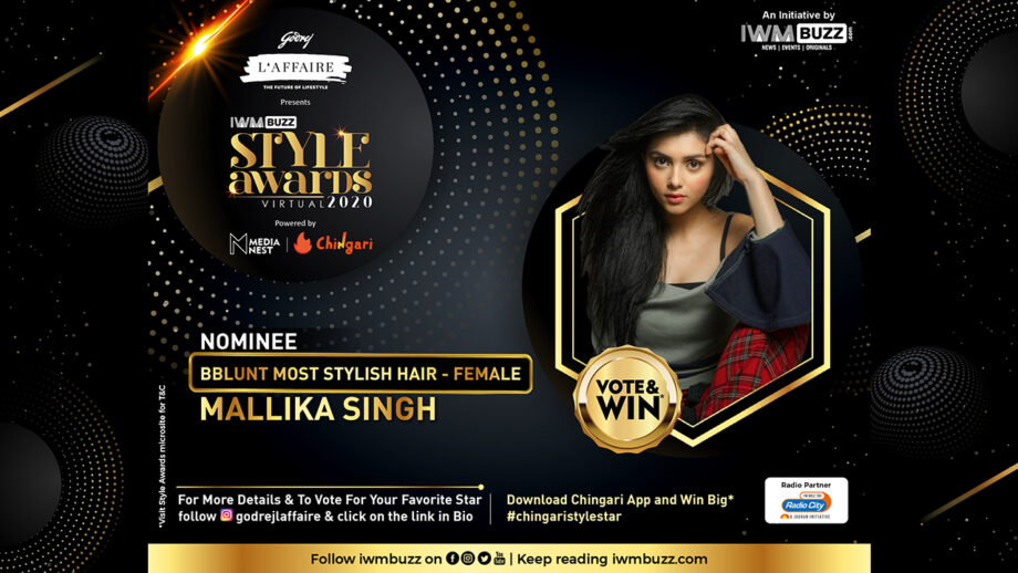 Will Mallika Singh win the Most Stylish Hair (Female)? Vote Now!