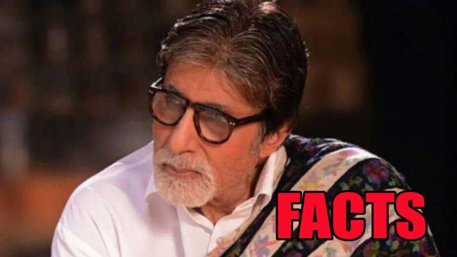7 Unknown Facts About Amitabh Bachchan