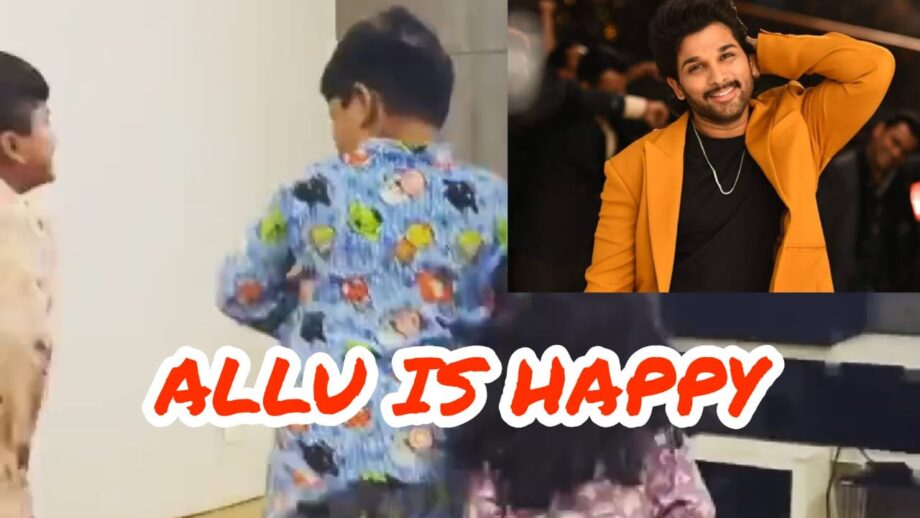 ADORABLE: Why is Allu Arjun so happy for his kids?
