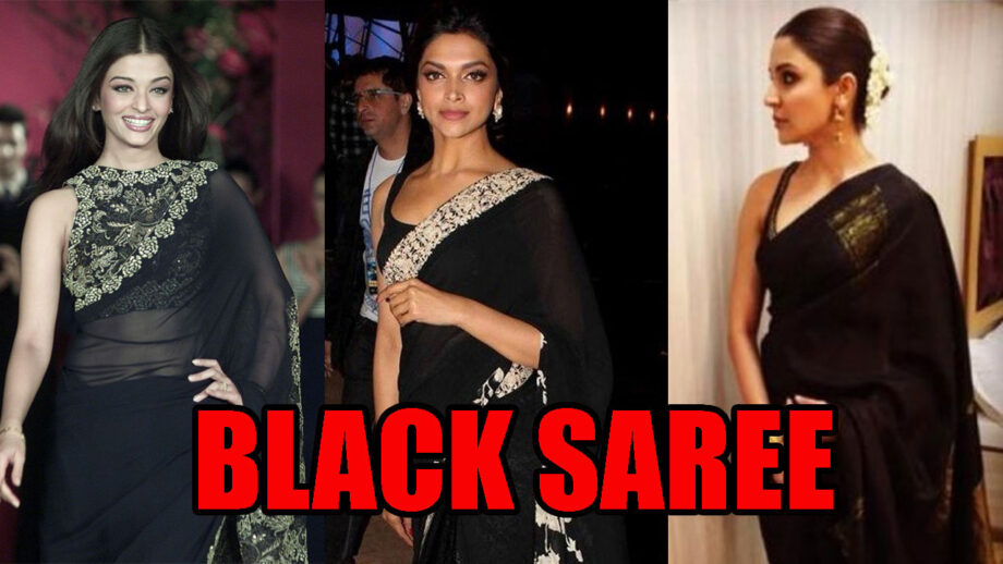 Aishwarya Rai Bachchan VS Deepika Padukone VS Anushka Sharma: Who Steals The Limelight In A Gorgeous Black Saree?