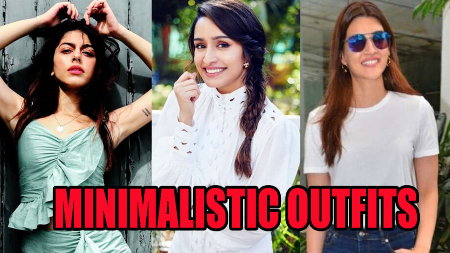 Are You A Fan Of Minimalistic Style? Alaya F, Shraddha Kapoor, And Kriti Sanon Will Help You Look Elegant 7