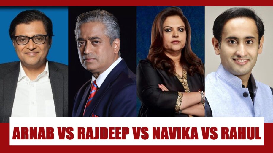 Arnab Goswami VS Rajdeep Sardesai VS Navika Kumar VS Rahul Kanwal: Who is the best news anchor?