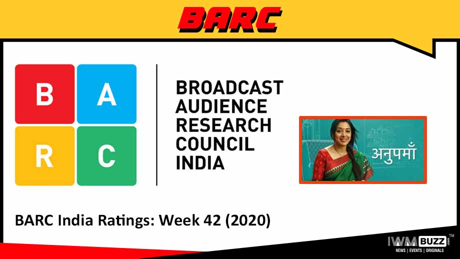 BARC India Ratings: Week 42 (2020); Anupamaa continues to rule