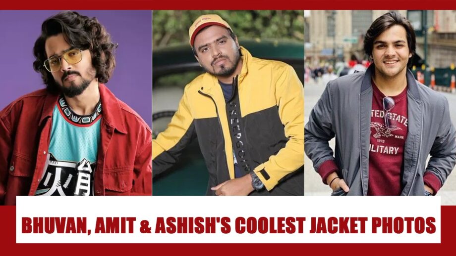 Bhuvan Bam, Amit Bhadana, Ashish Chanchlani coolest pictures in jackets 3