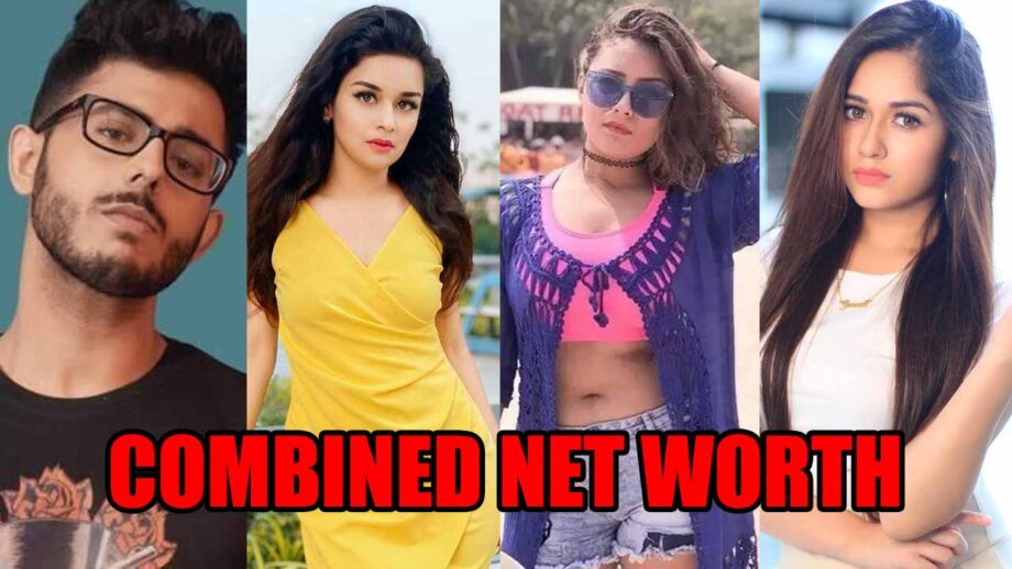 CarryMinati, Avneet Kaur, Aashika Bhatia, Jannat Zubair combined net worth