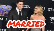 CONGRATULATIONS: Scarlett Johansson and Colin Jost are now married