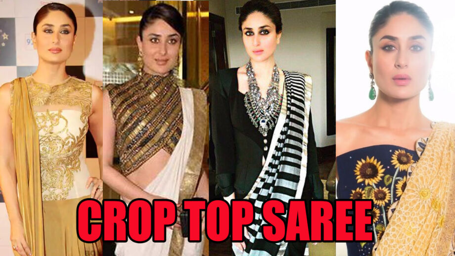 Crop Top With Saree; Kareena Kapoor In HOT Look 5