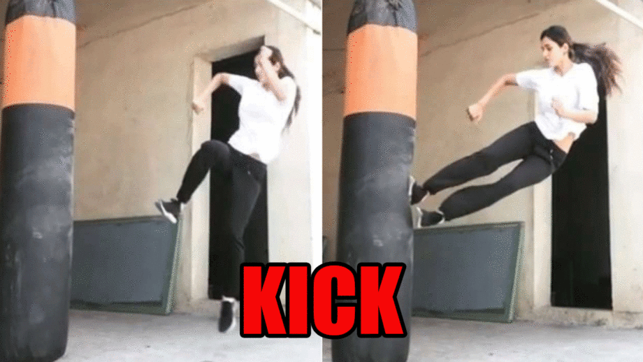 Disha Patani's Butterfly Kick VS Jump Kick: The better kick to improve your core
