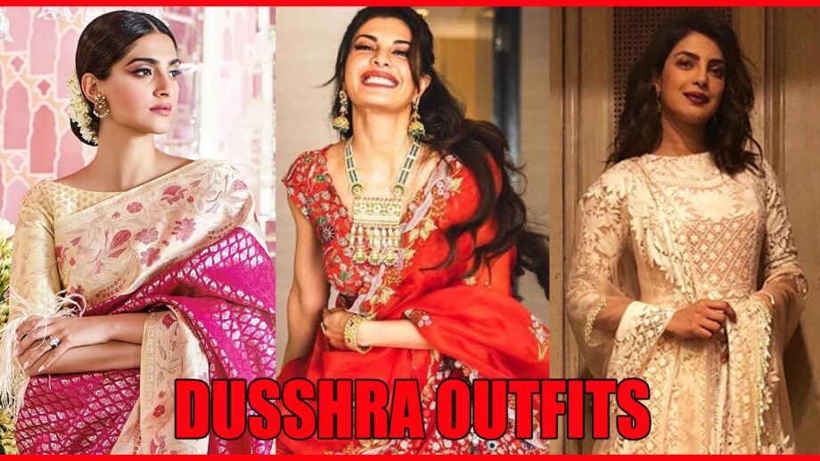 Dussehra 2020: Sonam Kapoor, Jacqueline Fernandez, Priyanka Chopra's Latest Trends For Your Dussehra Outfit Inspiration