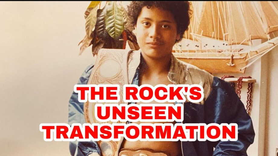 Dwayne Johnson aka The Rock’s rare unseen transformation picture will shock you