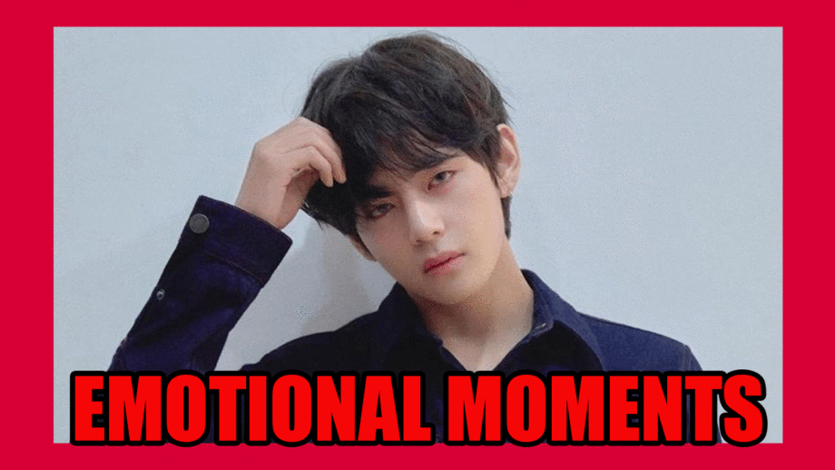 Emotional Moments When BTS V Cried 5