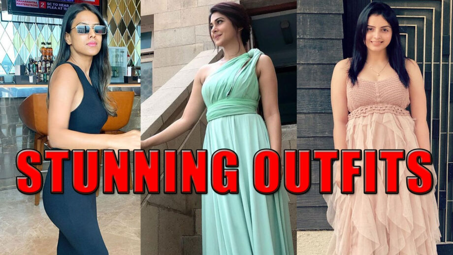 From Maxi Dress To Glittering Gowns: Here's How Nia Sharma, Jennifer Winget, Shrenu Parikh Stun In Every Angle