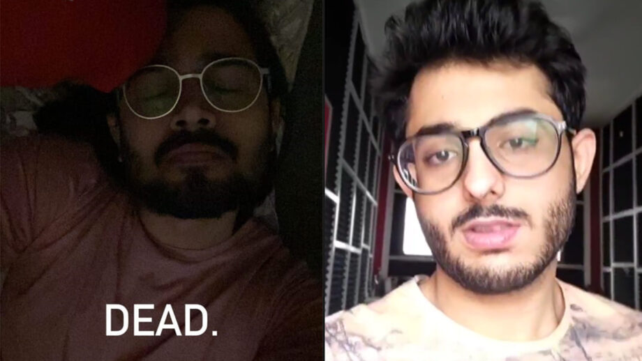 Hilarious Coincidence CarryMinati says 'I am back', Bhuvan Bam declares himself 'dead' 1