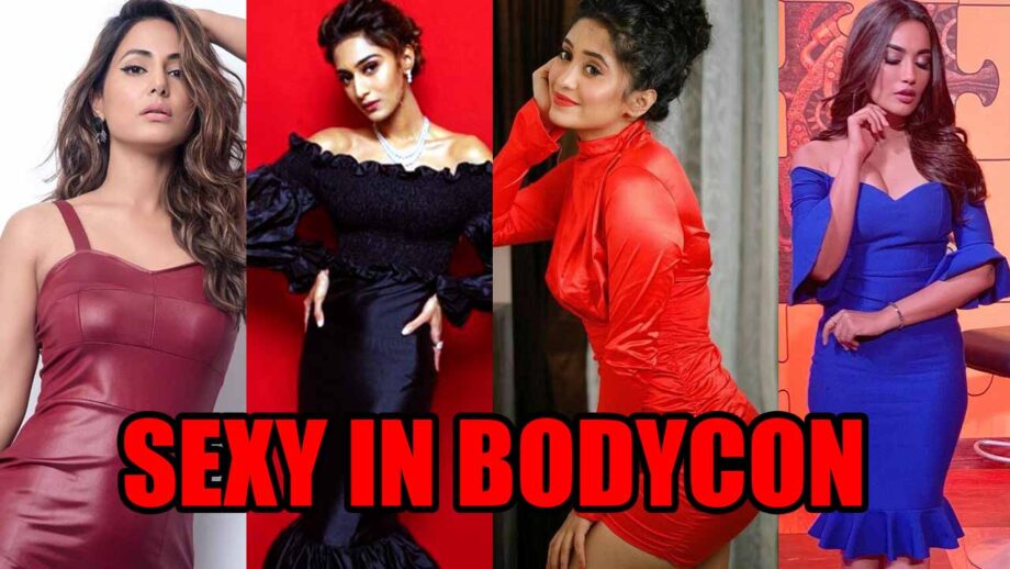 Hina Khan, Erica Fernandes, Shivangi Joshi, Surbhi Jyoti: Sexiest Babes In Bodycon Outfit