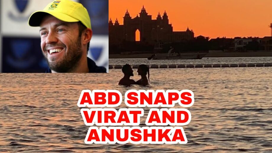 IPL 2020: AB De Villiers snaps Virat Kohli and Anushka Sharma's private romantic moment