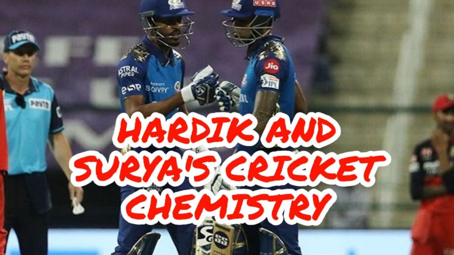 IPL 2020: Hardik Pandya and Surya Kumar Yadav's cricket chemistry