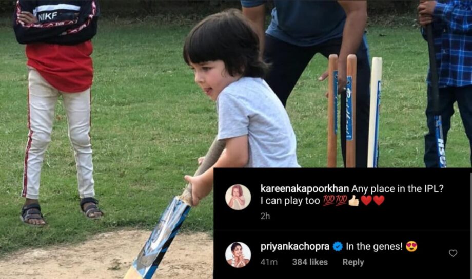 IPL 2020: Kareena Kapoor Khan wants Taimur Ali Khan to be part of IPL, bestie Priyanka Chopra approves